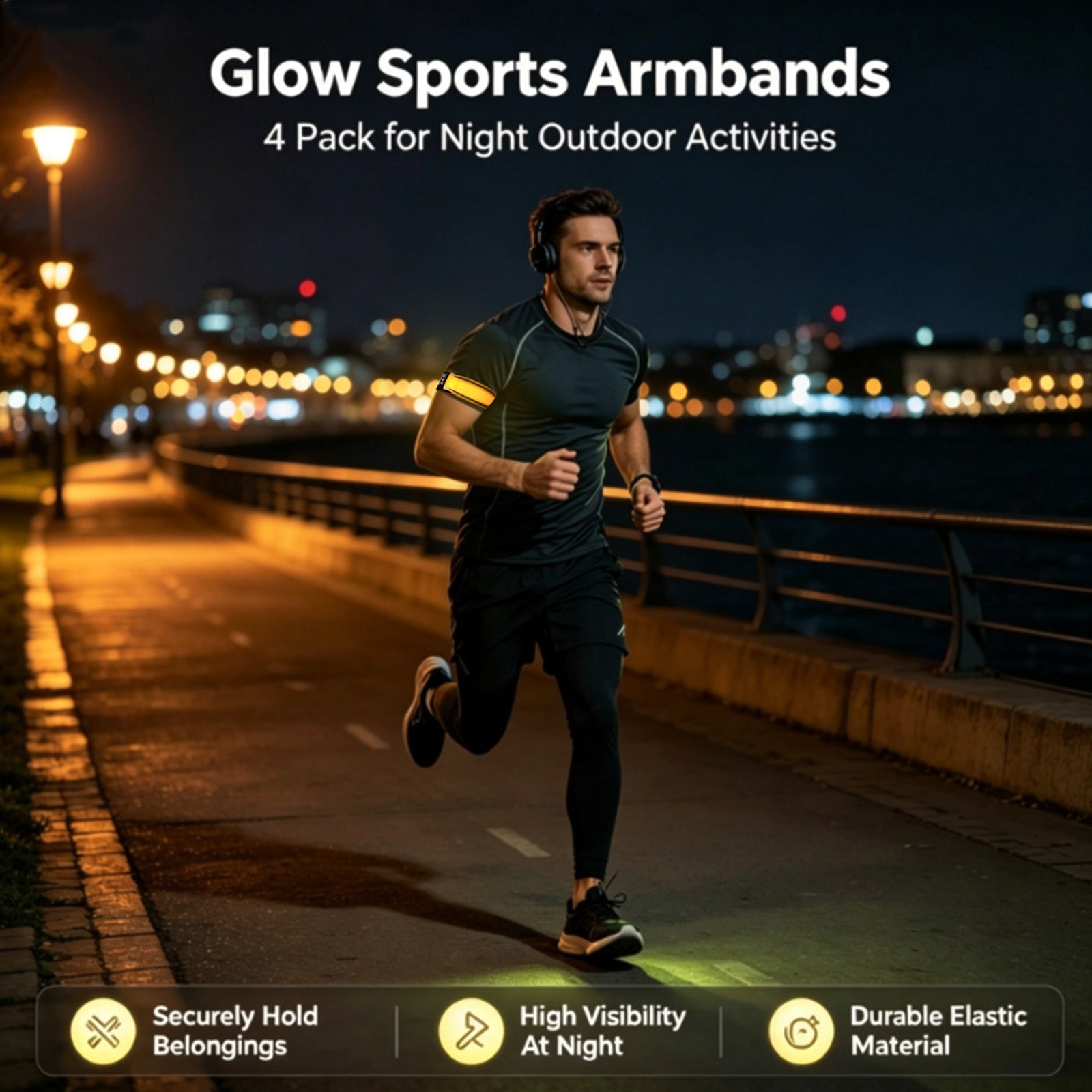 COMMIXCN  LED Armband for Running