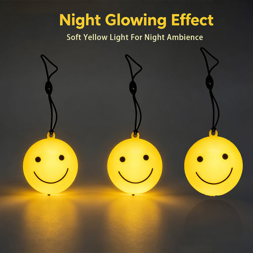 COMMIXCN LED Glowing Bear Keychain Charm – Night‑Run Safety Warning Light
