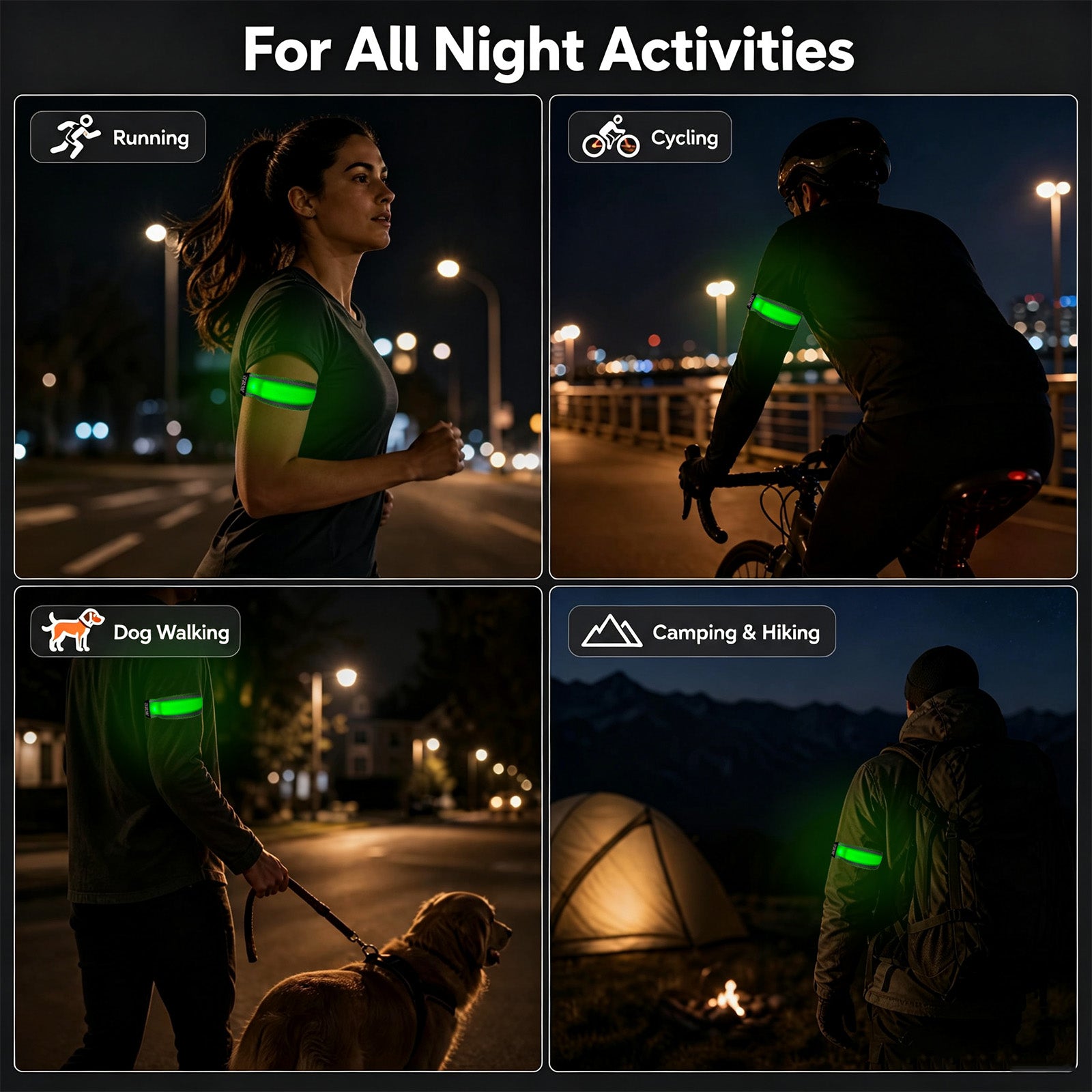 COMMIXCN  LED Armband for Running